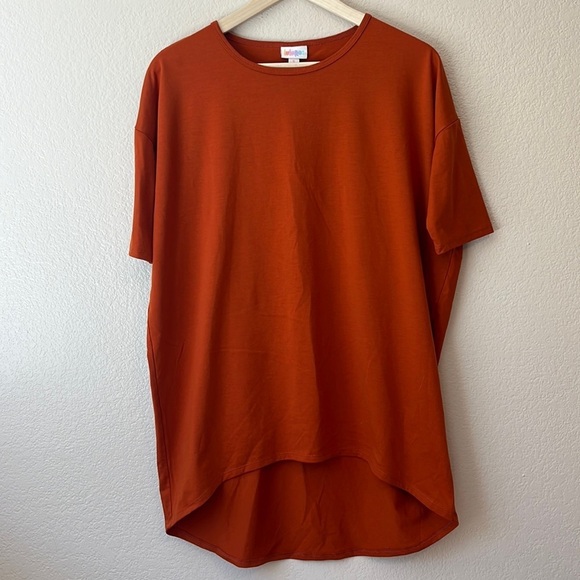 Lularoe Oversized Tee Shirt Orange size Small - Picture 1 of 6